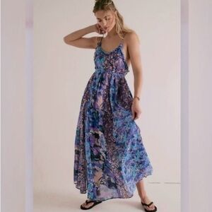 Free People Moondive Maxi Dress NWOT Sz XS MSRP $168